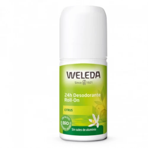 Desodorante roll-on fresh 24H citrus 50ml Weleda