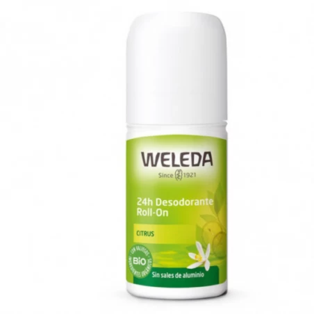 Desodorante roll-on fresh 24H citrus 50ml Weleda