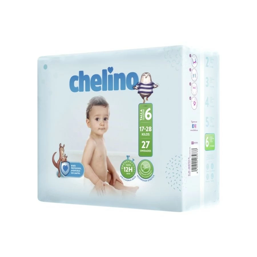PAÑAL INFANTIL CHELINO LOVE T- 6
